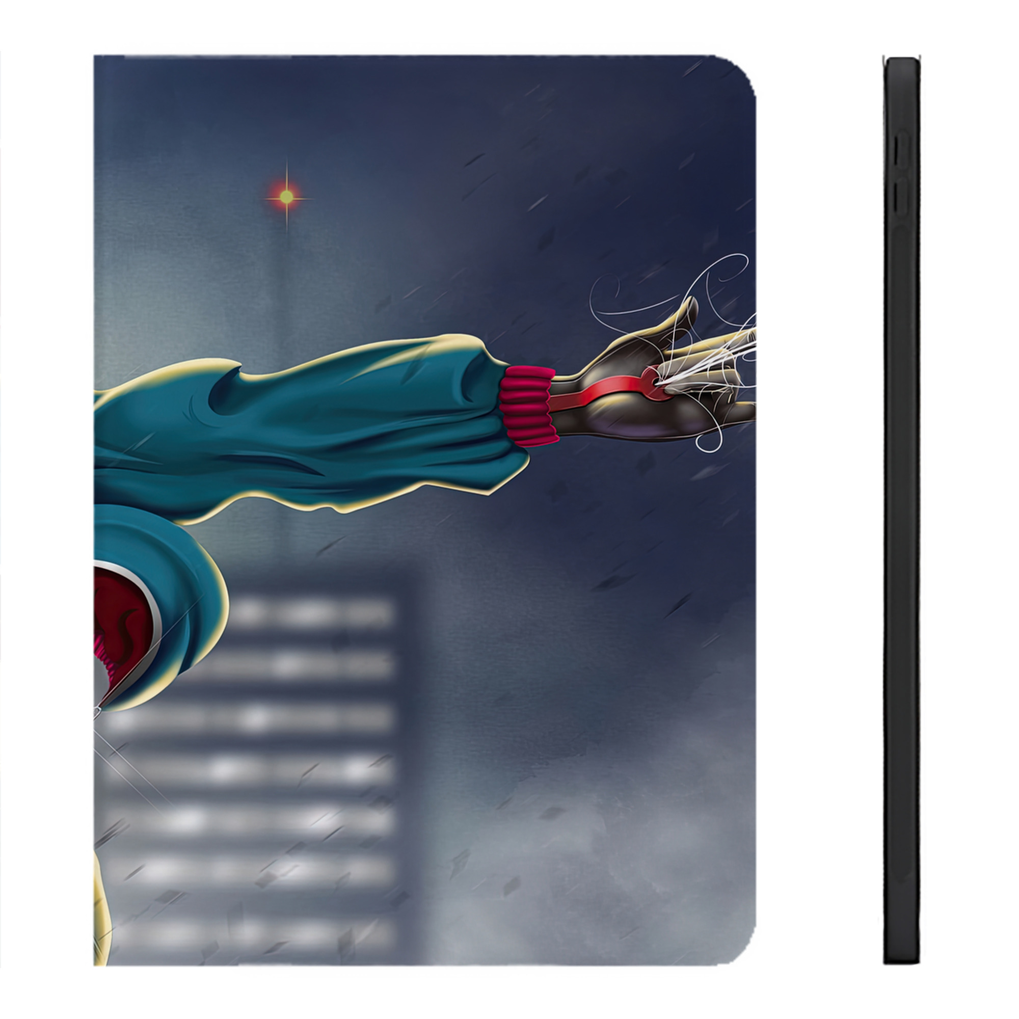 （画像用） Spider Man スパイダーマン IPadケース ペンホルダー付き ブックスタイルデザイン
